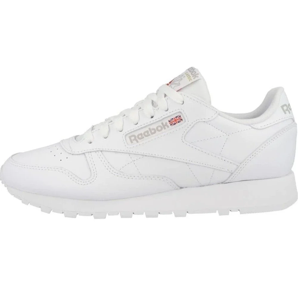 Reebok Classic Natural Leather White/white 100008492 Men's Size 3.5